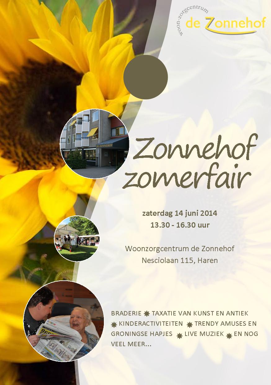 Zonnehof Zomerfair A5 flyer